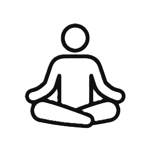 Persona in posizione del loto per meditazione e tranquillità interiore